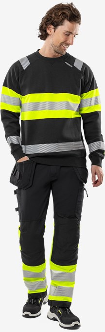 High vis sweatshirt class 1 7530 GKC 7 Fristads