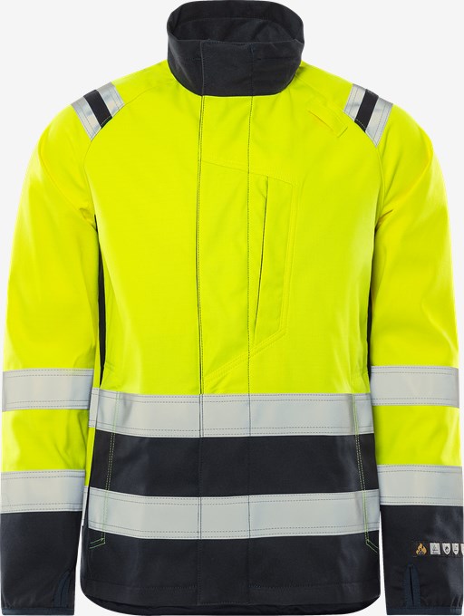 Flamestat high vis softshell jakke kl.3 4016 FSS 1 Fristads