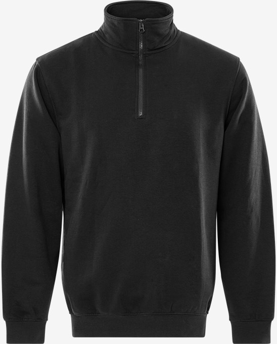 Plain black quarter zip best sale