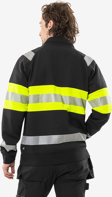 High vis sweatshirt jacket class 1 7531 GKC 6 Fristads