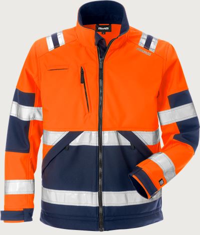 High vis softshell dzseki cl 2 4083 WYH Fristads Medium