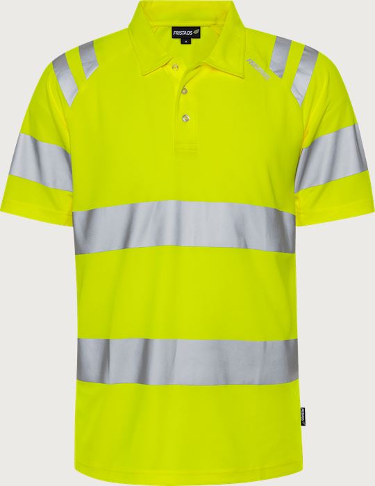 High vis Green functional polo shirt class 3 7861 GPST Fristads Medium