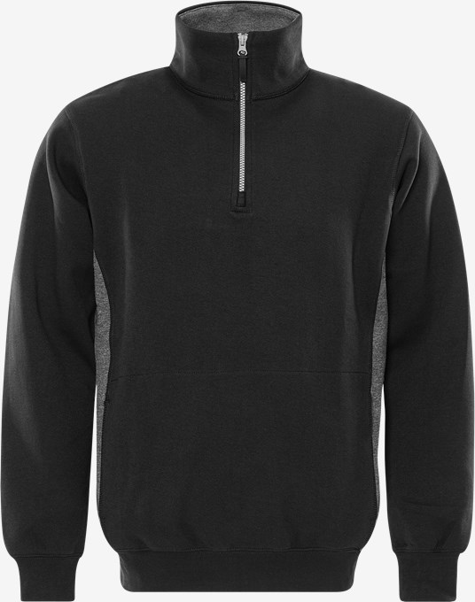 Black zipper sweatshirt online