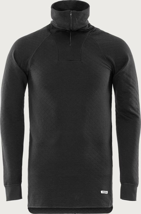 T-shirt lange mouwen met korte rits 742 PC Fristads Medium