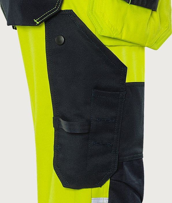 Flamestat ogrodniczki rzemieślnicze high vis stretch klasa 2 damskie 2164 ATHF 6 Fristads