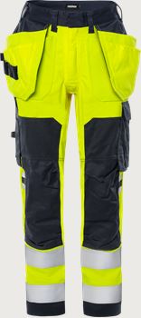 Flamestat high vis håndværker stretch bukser klasse 2 dame 2164 ATHF Fristads Medium