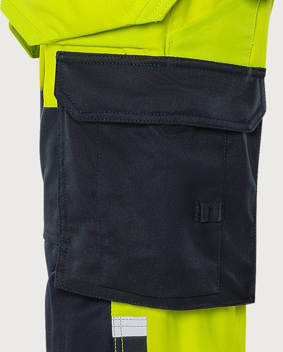 Flamestat ogrodniczki rzemieślnicze high vis stretch klasa 2 damskie 2164 ATHF 5 Fristads