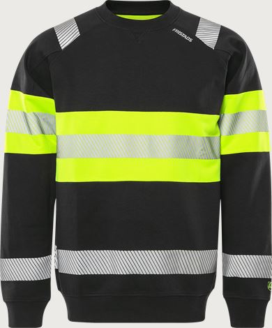 Varsel Green sweatshirt stretch 7530 GKC, klass 1 Fristads Medium