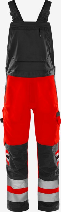 High vis Green bib'n'brace class 2 1030 GPLU 1 Fristads