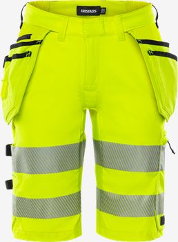 High vis szakiparos sztreccs rövidnadrág női class 1 2667 GSTP Fristads Medium