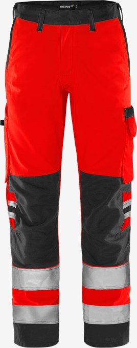 High vis Green trousers class 2 2651 GPLU 1 Fristads