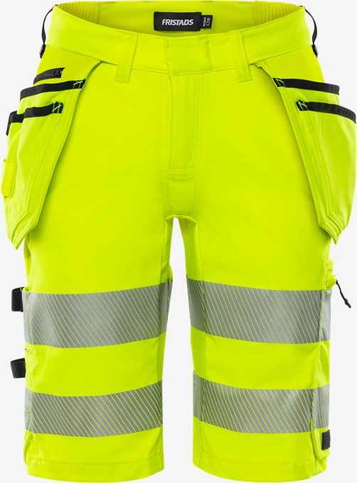 High vis stretch damesshorts klasse 1 2667 GSTP 1 Fristads