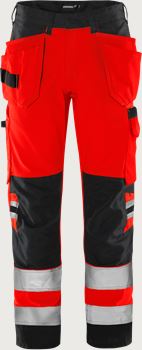 High vis Green craftsman trousers class 2 2641 GPLU Fristads Medium