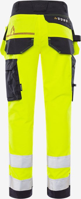 Flamestat high vis sztreccs szakiparos nadrág cl 2 2167 ATHF 2 Fristads