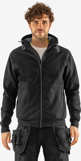 Hooded sweatshirt jacket 7550 GSM 5 Fristads