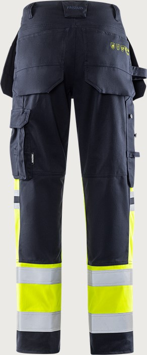 Flamestat high vis håndværker stretch bukser kl. 1 2263 ATHF 4 Fristads