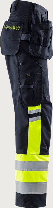 Flamestat high vis håndværker stretch bukser dame kl. 1 2271 ATHF 6 Fristads