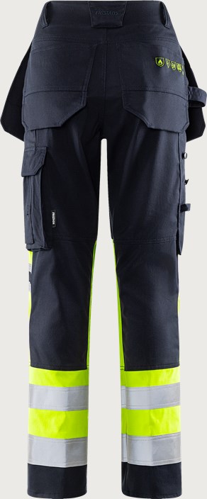 Flamestat high vis håndværker stretch bukser dame kl. 1 2271 ATHF 4 Fristads