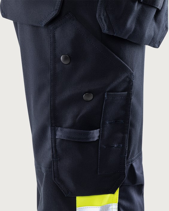 Flamestat high vis håndværker stretch bukser dame kl. 1 2271 ATHF 8 Fristads