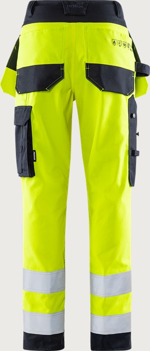 Flamestat high vis håndværker stretch bukser kl. 2 2267 ATHF 5 Fristads