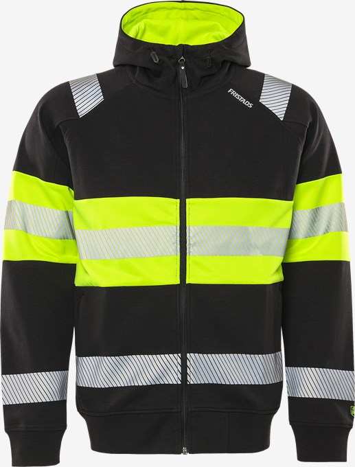 Varsel sweatshirt-jacka stretch med huva 7532 GKC, klass 1 1 Fristads