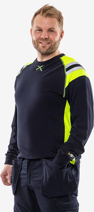 Flamestat Långärmad T-shirt 7072 TFLH 3 Fristads