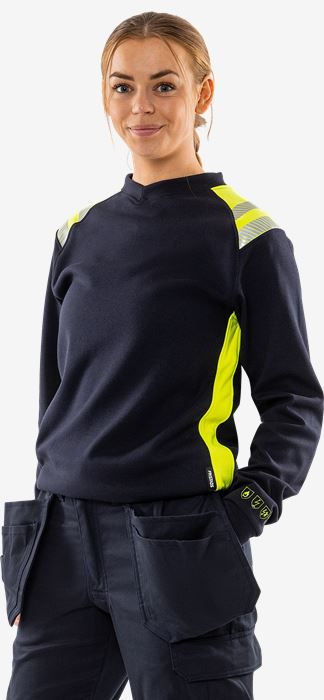 Flamestat långärmad T-shirt 7358 TFL, dam Fristads Medium