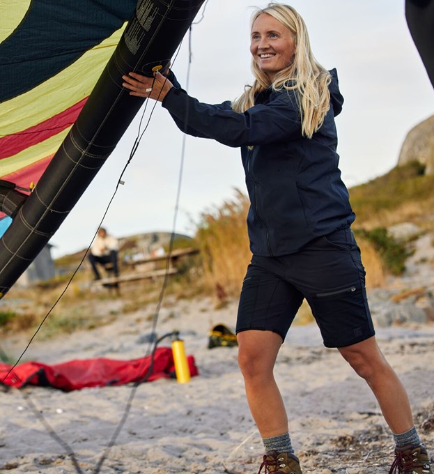 Carbon shorts, dame 7 Fristads Outdoor