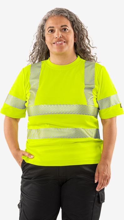 Varsel T-shirt 7458 THV klass 2, dam Fristads Medium