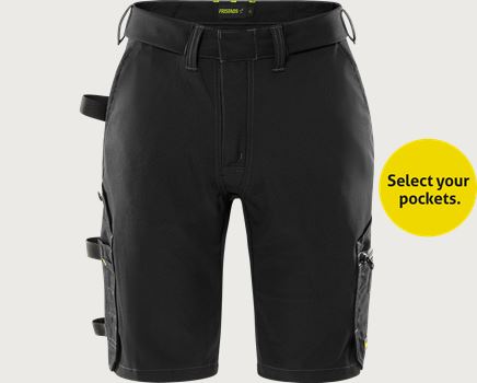 Flex rakentajan stretch shortsit naisten 2804 GHST Fristads Medium