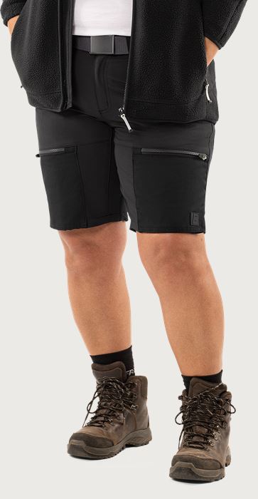 Shorts outdoor semistretch Carbon, donna Fristads Outdoor Medium