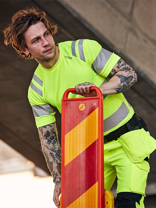 HiVis Green T-skjorte klasse 3 7860 GPST 8 Fristads