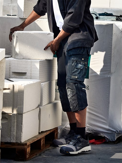 Green craftsman stretch pirate trousers 2531 GCYD 6 Fristads