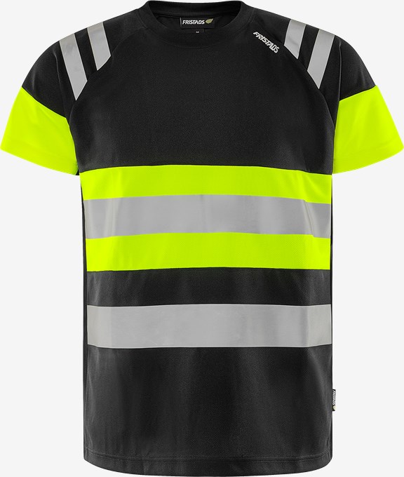 High vis Green T-shirt funkcjonalna klasy 1 7880 GPST, męska i damska 2 Fristads