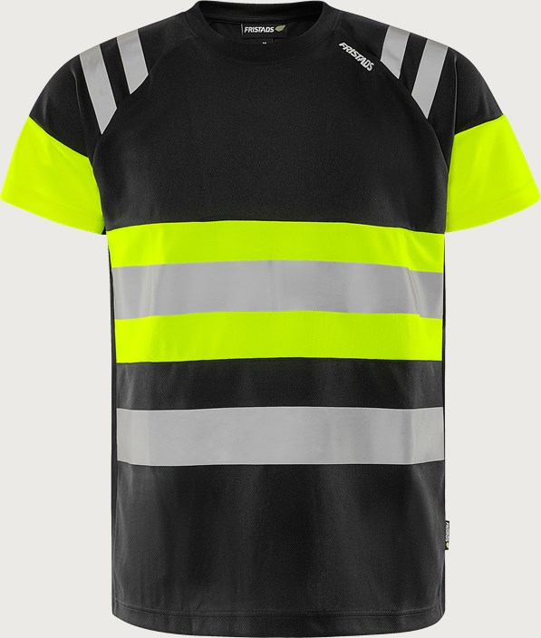 High vis Green T-shirt funkcjonalna klasy 1 7880 GPST, męska i damska 6 Fristads