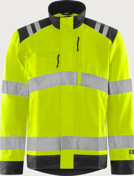High vis Green jacket class 3 4067 GPLU Fristads Medium