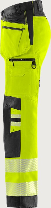 High vis werkbroek stretch klasse 2 2707 PLU 3 Fristads