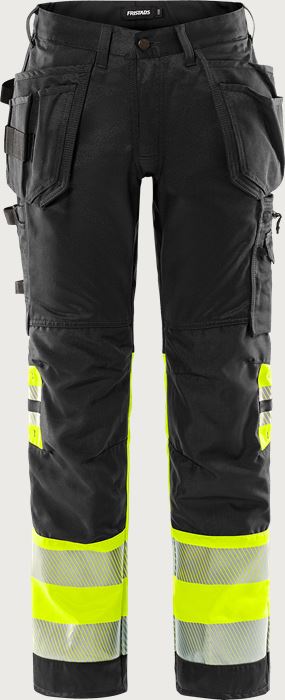 High vis craftsman stretch trousers class 1 2706 PLU Fristads Medium