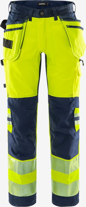 High vis rakentajan stretch housut lk 2 2707 PLU Fristads Medium