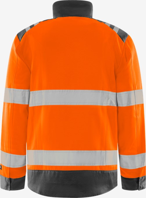 High vis Green jacket class 3 4067 GPLU 2 Fristads