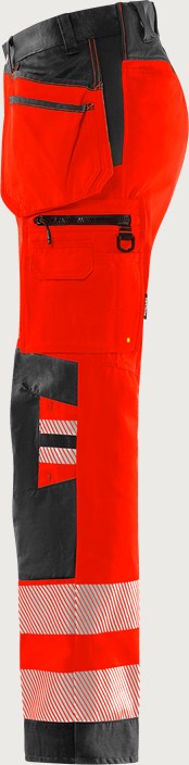 High vis craftsman stretch trousers class 2 2707 PLU 3 Fristads