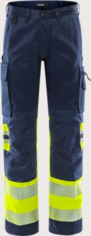 High vis stretch trousers class 1 2705 PLU Fristads Medium