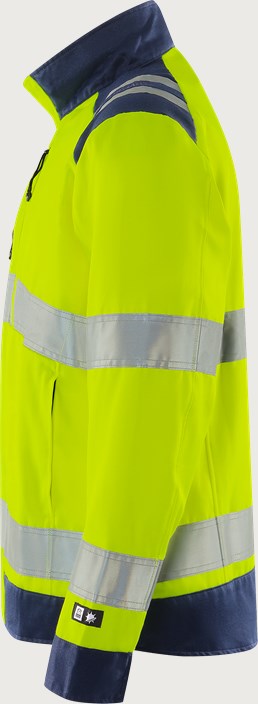 High vis Green jack klasse 3 4067 GPLU 3 Fristads