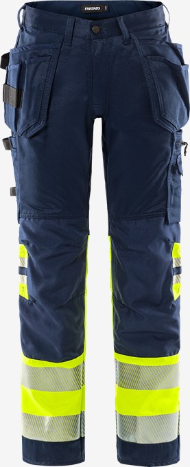 High Vis Handwerker Stretch-Hose Kl. 1 2706 PLU 1 Fristads