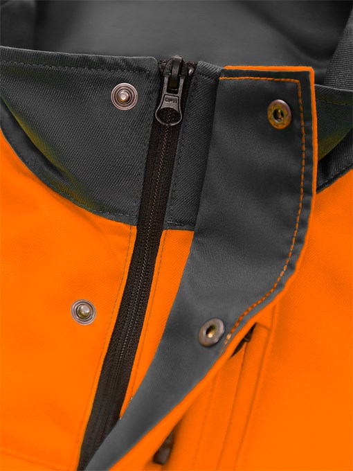 High vis Green jacket woman class 3 4068 GPLU 5 Fristads