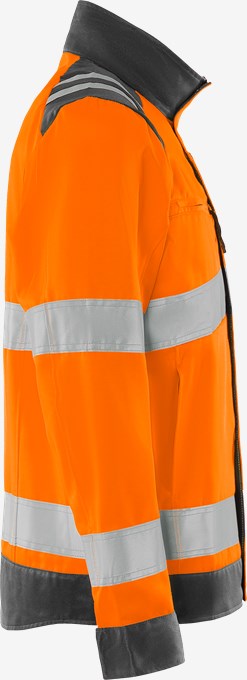 High vis Green jacket class 3 4067 GPLU 4 Fristads