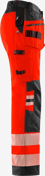 High vis rakentajan stretch housut lk 2 2707 PLU 4 Fristads