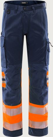 High vis stretch trousers class 1 2705 PLU Fristads Medium