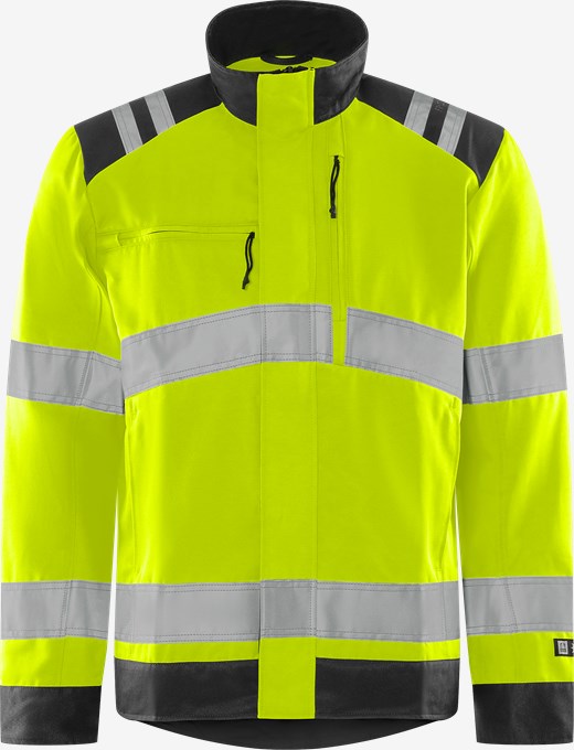 High vis Green dzseki class 3 4067 GPLU 1 Fristads