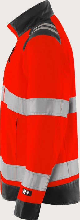 High vis Green jacket class 3 4067 GPLU 3 Fristads